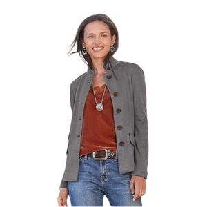 Sundance Wool Blend Park Military Sweater Blazer Olive Green Size Medium